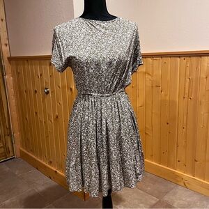 Cinnie country grannycore prairie girl dress cotton floral